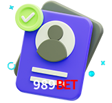Tornar-se um membro do 989Bet é muito simples